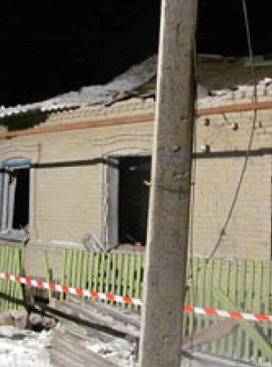 В Донецкой области взорвался дом