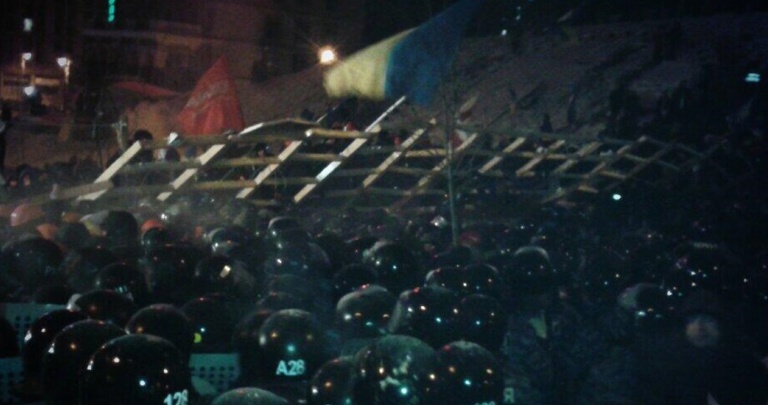 Как милиция ночью пыталась «зачистить» Евромайдан