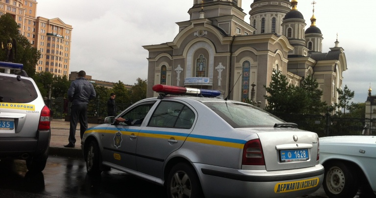 В Донецке усиленные наряды милиции ждут митрополита Владимира