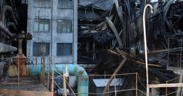 В пожаре на Углегорской ТЭС обвинили машиниста-обходчика