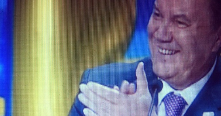 Выступление Януковича на съезде Партии регионов - видео