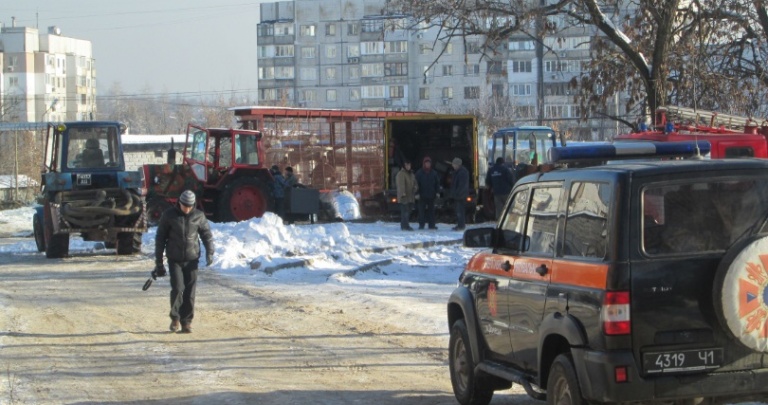 Последствия аварии на котельной в Донецке продолжают устранять