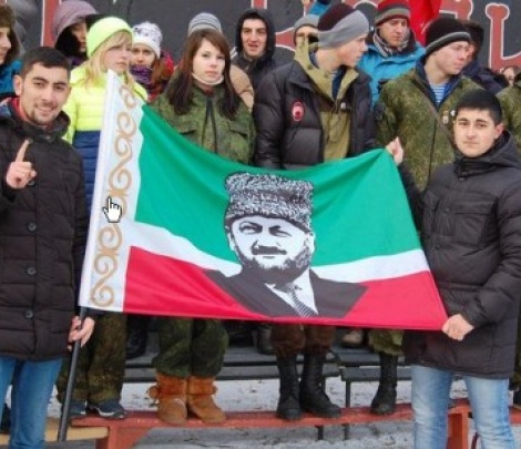 В оккупированном Луганске митинговали за Кадырова