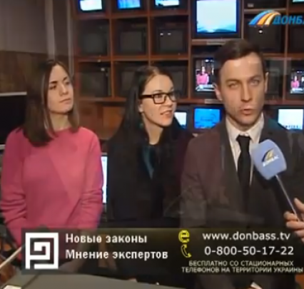 Донецкие журналисты пришли на эфир 