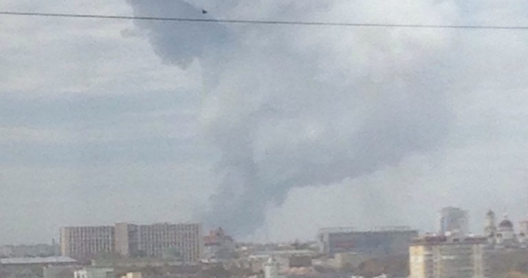 Ситуация в Донецке 20 октября 2014: Взрыв ВИДЕО