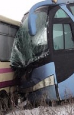 В Донецкой области столкнулось два автобуса. Есть пострадавшие