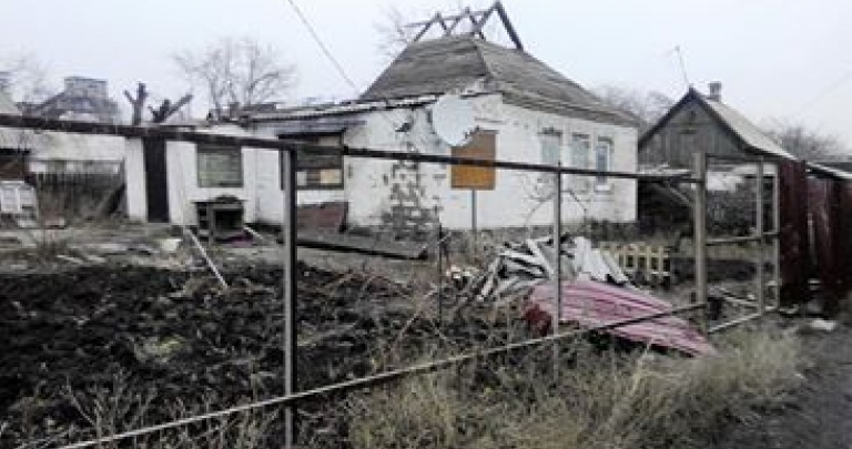 Репортаж из Донецка: поселок Трудовские на линии огня ВИДЕО