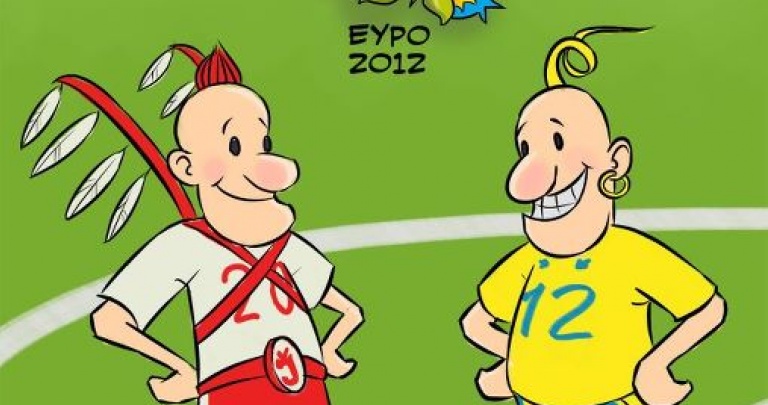 Евро-2012 в карикатурах: Ясь и Ивась