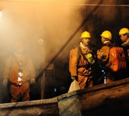 В Луганской области горела шахта