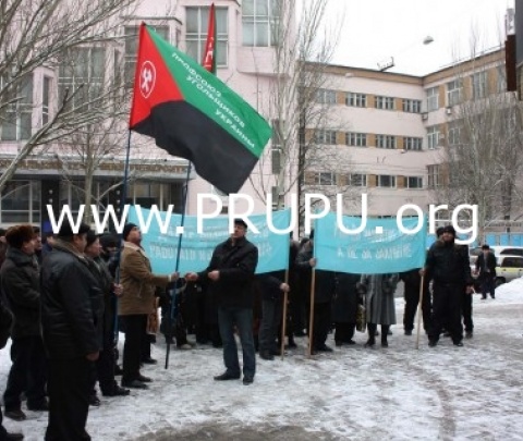 В Донецке шахтостроители собираются пикетировать здание областного казначейства