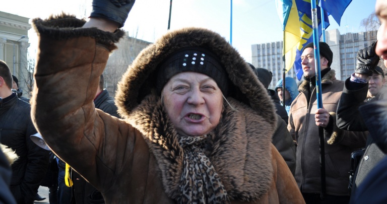 Все видео воскресного Евромайдана в Донецке
