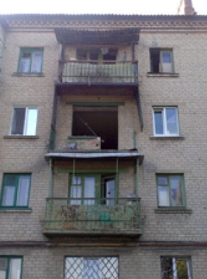 Взрыв газа в 4-х этажном доме в Дружковке