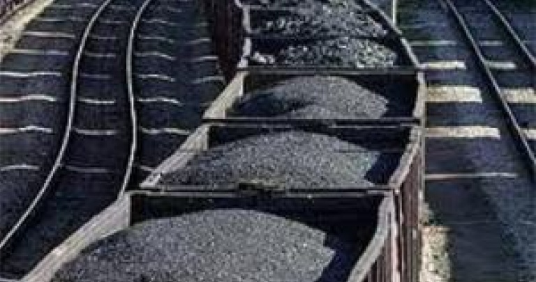 Видео вывоза угля с территории 